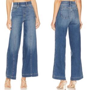 SPANX Seamed Front Wide Leg Jean in Vintage Indigo Women’s Size Medium Tall